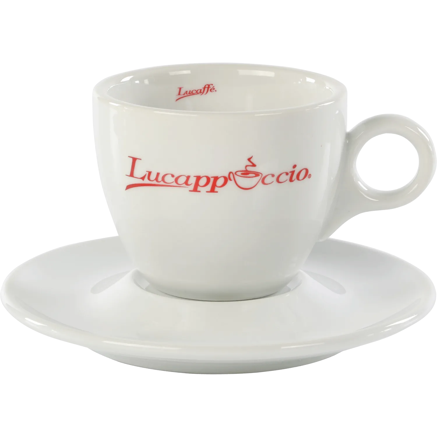 1348_Lucaffe-Cappuccino-Tasse-mit-rotem-Schriftzug-1