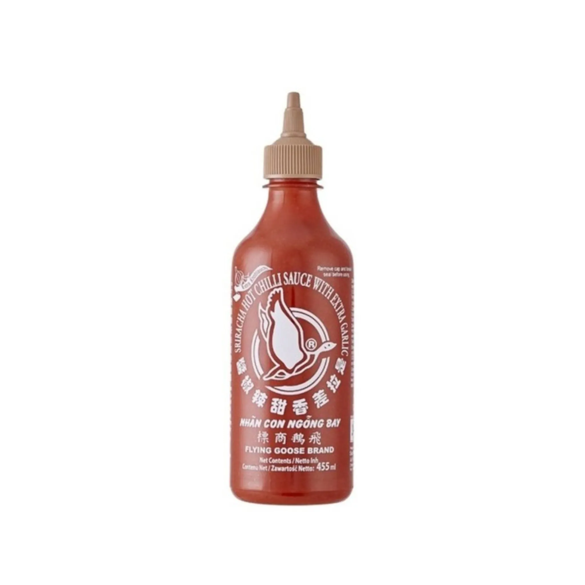 FlyingGooseSrirachaChilisaucemitKnoblauch455ml-1