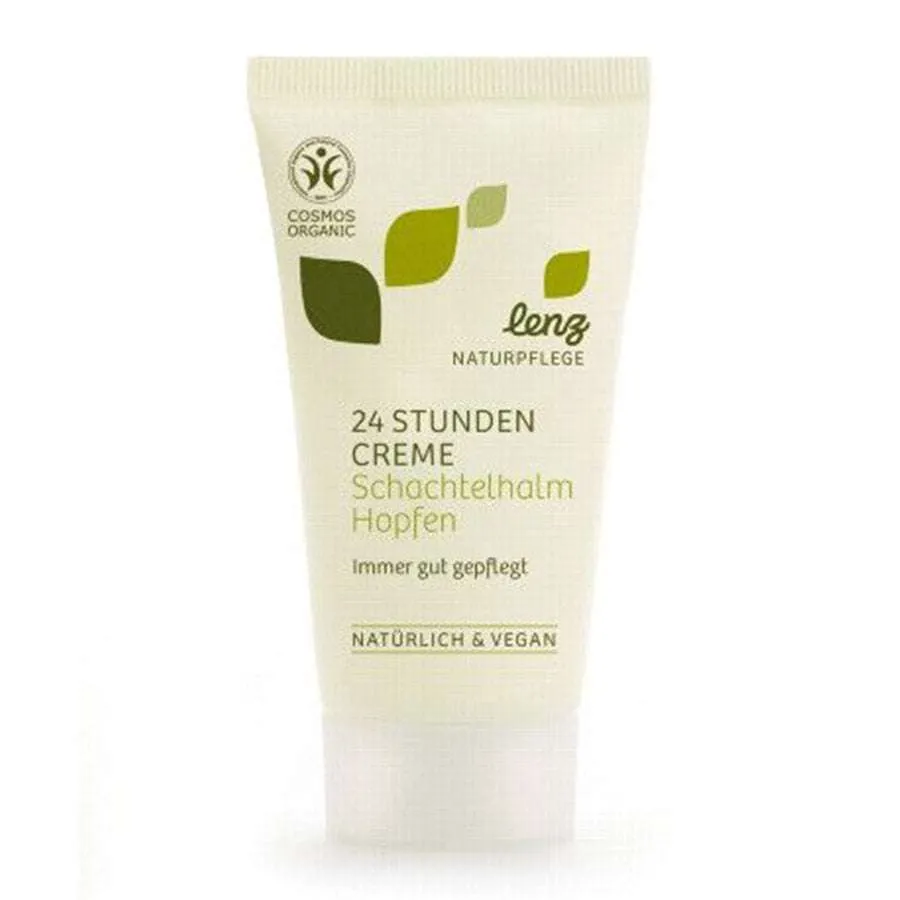 Lenz-24-Stunden-Creme-Hopfenblute-Schachtelhalm-Vegan-Naturpflege-50ml-1