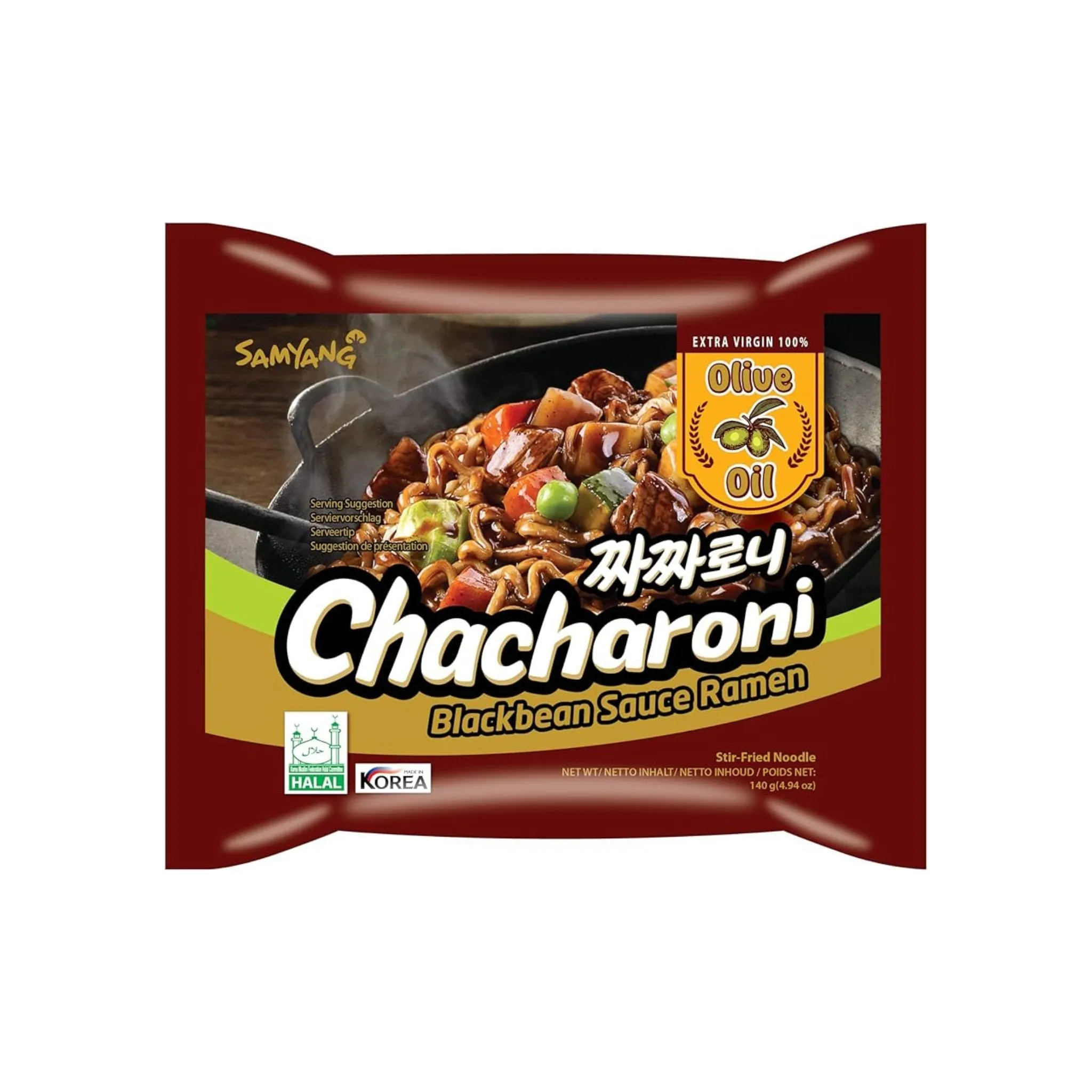 SamyangChacharoniBlackBeanSauceRamenwithExtraVirginOlive140g-1