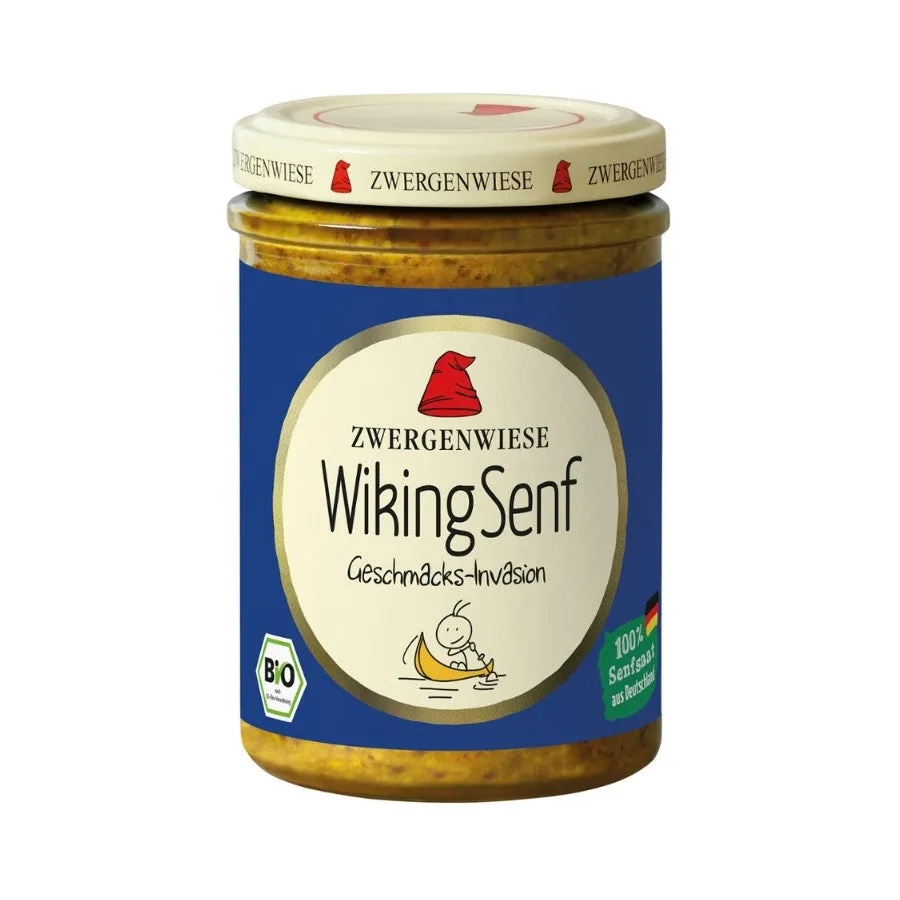 Zwergenwiese-Wiking-Senf-160ml-Bio-1